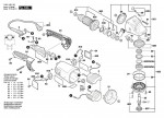 Bosch 3 601 H83 180 GWS 24-180 H Angle Grinder Spare Parts